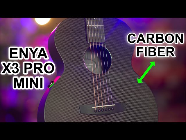 How did they do it?! Affordable Luxury X3 Pro Mini Carbon Fiber Guitar Review from Enya Music