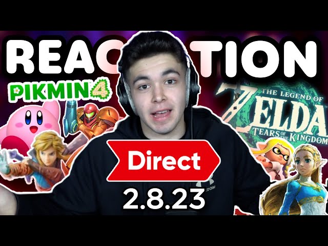 2.8.23 Nintendo Direct FULL Reaction | EmSwizzle