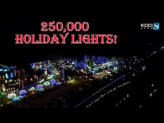 Massive Christmas Acres light display has big impact