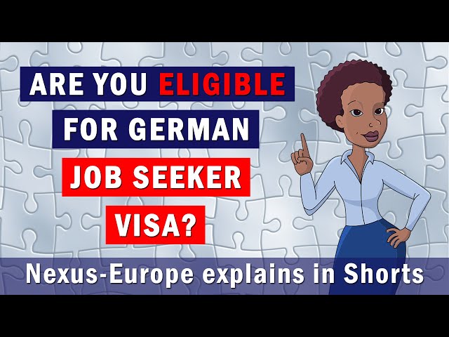 German job seeker visa. Learn in 30 seconds: eligibility criteria for the German job seeker visa