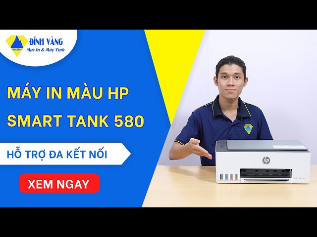 Máy in màu HP Smart Tank 580 | Sự lựa chọn hoàn hảo cho văn phòng của bạn