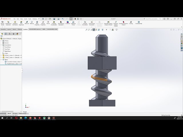 3D printing nuts and bolts using Solidworks