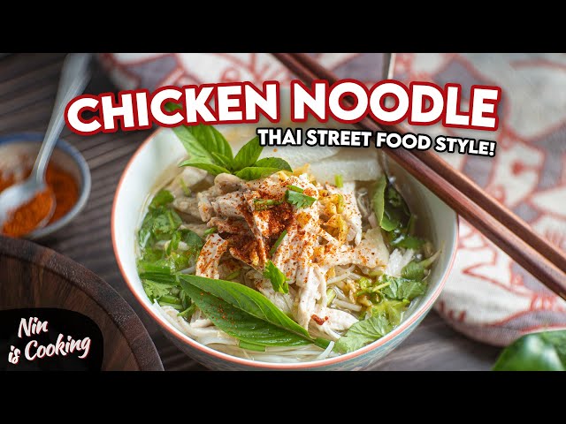 This Thai Street Food Noodle Soup Is Amazing! 🤤🍜