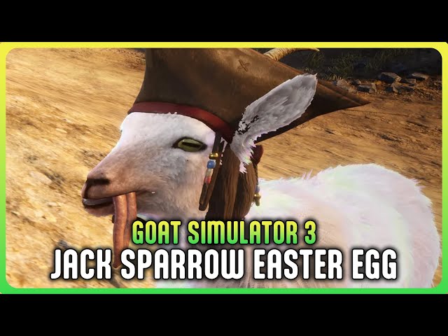 GOAT SIMULATOR 3 - Pirates of the Caribbean Easter Egg (Captain Jack Sparrow)