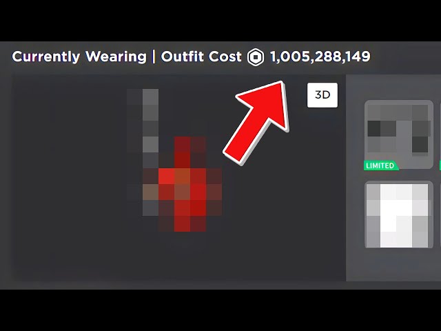 THE MOST EXPENSIVE ROBLOX AVATAR.. 1 BILLION ROBUX
