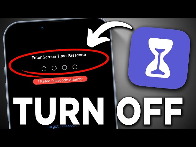 How to Turn OFF Screen Time on iPhone Without Passcode (2024) - Full Guide