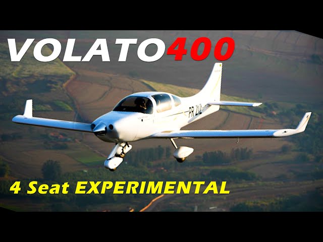 4 Seater Kit Plane from Brazil! VOLATO 400 Aircraft