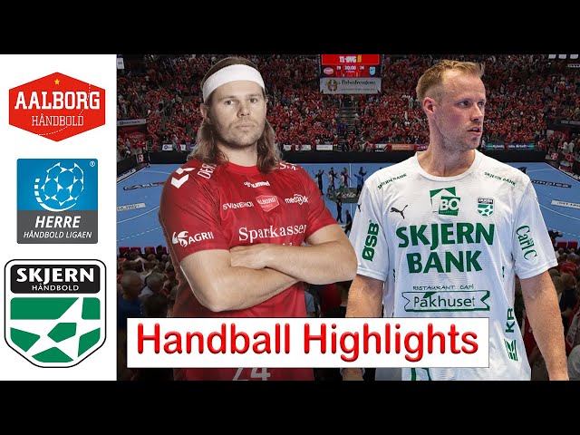Aalborg Håndbold - Skjern Håndbold Handball Highlights Playoffs Håndboldligaen 2024