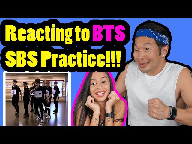 BTS SBS Performance PRACTICE REACTION!!