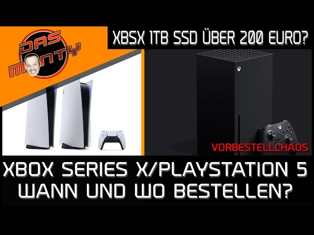 Playstation5-Xbox Series X ausverkauft - Wann/Wo bestellen? | Nachrüst-SSD über 200 Euro? | DasMonty