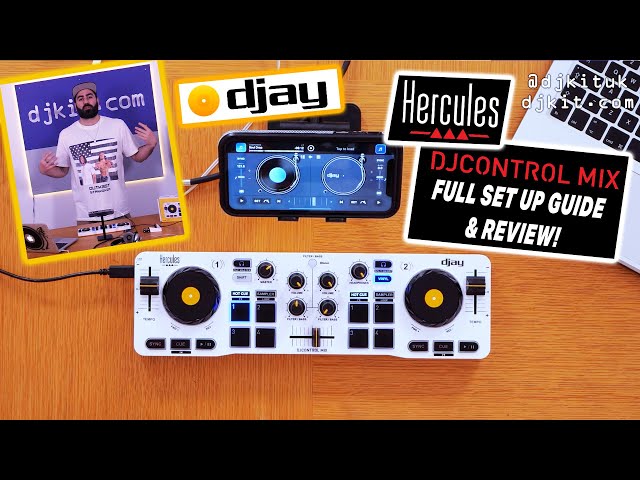Brand new Hercules DJControl Mix controller! Demo, set up guide & review w/ Djay Pro! #TheRatcave