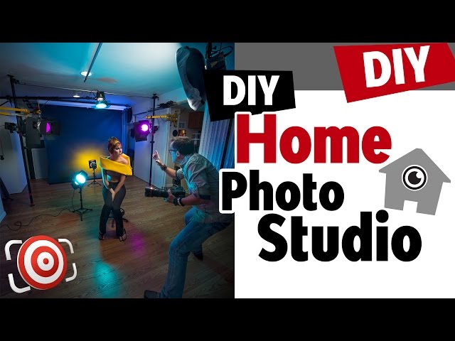 Home Photography Studio Setup - Tips for building a DIY Home Portrait Studio on a budget