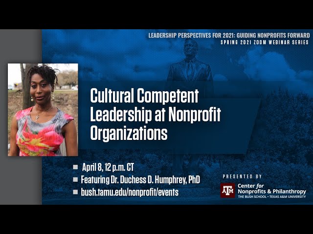 Cultural Competent Leadership at Nonprofit Organizations