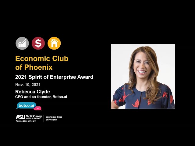 Economic Club of Phoenix - Botco ai Receives the Spirit of Enterprise Award