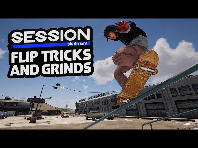 Session: Skate Sim | How To Do All Basic Flip Tricks & Grinds