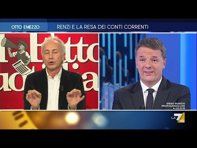 Travaglio risponde a Renzi: "Mi sembra di essere tornato ai tempi di Santoro, quando i ...