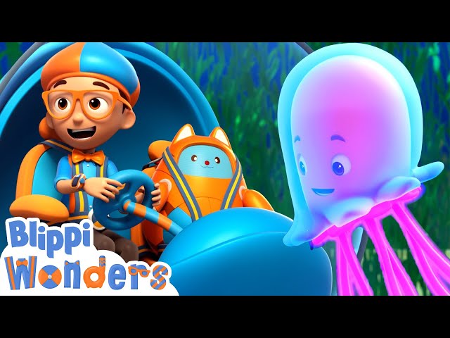 Exploring the Ocean | Blippi Wonders | Learning Videos For Kids | Education Show For Toddlers