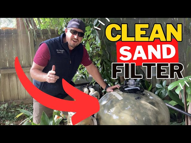 HOW TO Clean a Pool Sand Filter  (POOL SERIES)