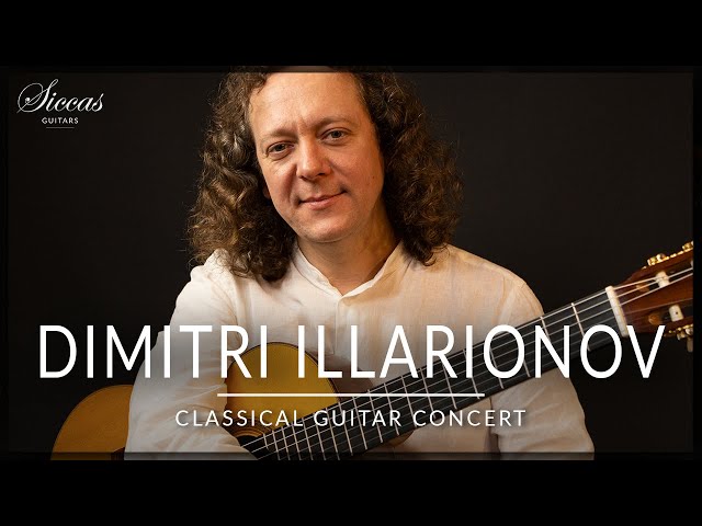 DIMITRI ILLARIONOV - Online Guitar Concert | B. Dylan, F. Tarrega, K. Bliokh | Siccas Guitars