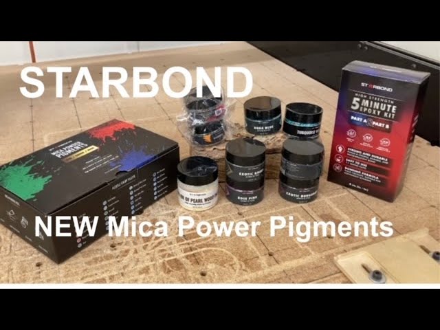 WOW! Starbond Mica Power Pigments Testing