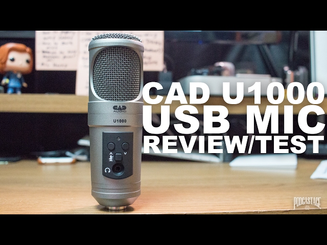 CAD U1000 USB Studio Condenser Mic Review / Test