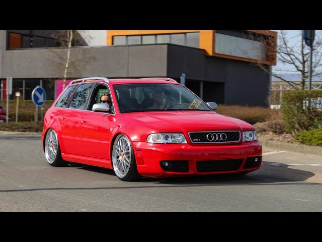 Audi RS4 B5 compilation - Accerelations , Flames , Bangs , Sounds