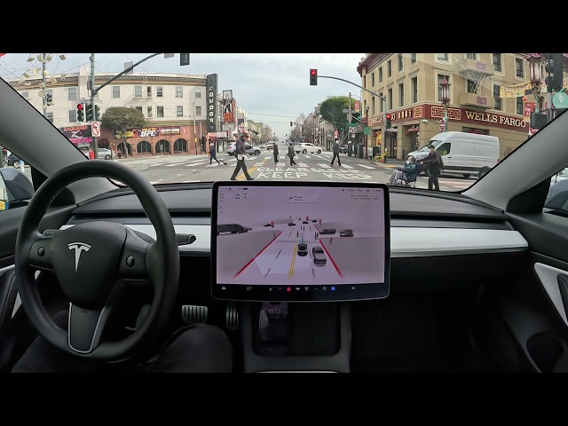 Raw 1x: San Francisco to Los Angeles on Tesla Full Self-Driving Beta 10.69.25.2