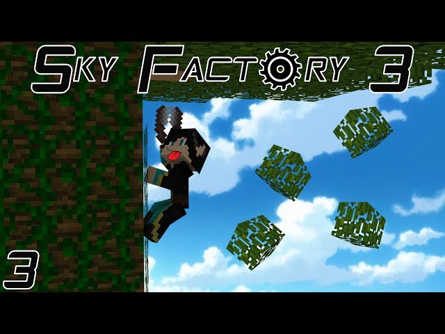 Sky Factory 3 (Modded Minecraft) Ep:3 Mass Dirt Production