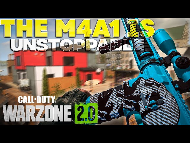 this *BUFFED* M4 is *META* on Vondel Park in WARZONE 2 🤯 (Best M4 class Setup) -MW2