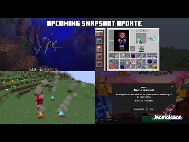 Minecraft 1.21 Snapshot 24w19a - Crafting duplication glitch patch, 2 Known issues