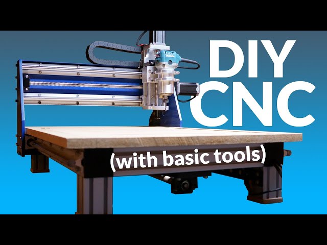 Making a DIY CNC machine with limited tools
