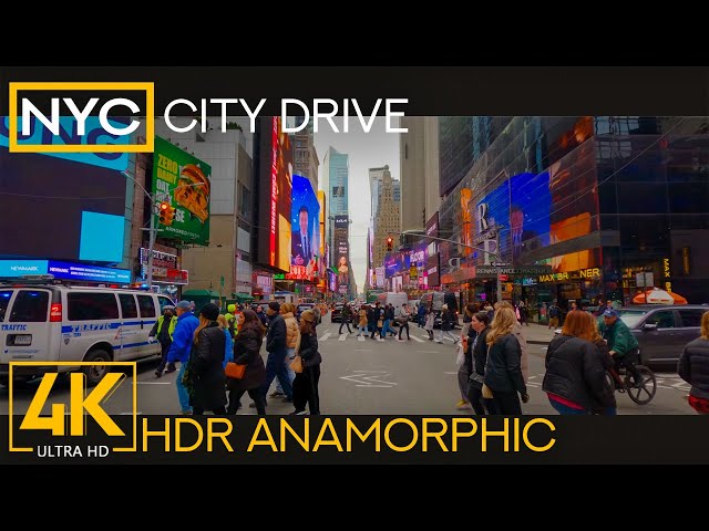 Exploring New York City Streets - From Manhattan to Arverne - 4K HRD Anamorphic City Drive Video