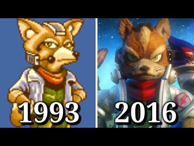 Evolution of Star Fox Games 1993-2016