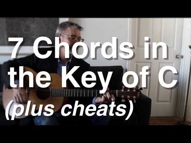 7 Chords in the Key of C (plus cheats) | Tom Strahle | Easy Guitar | Basic Guitar