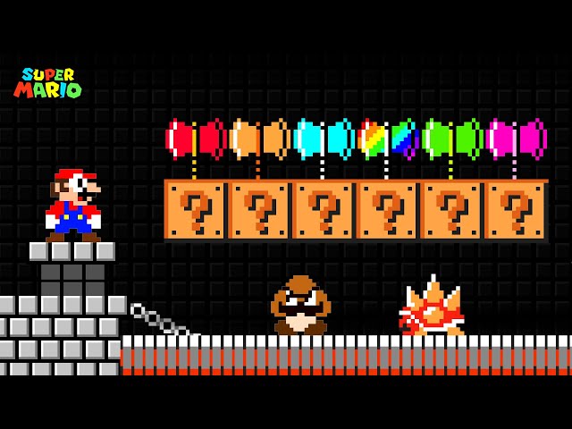 Super Mario Bros. but there are MORE Custom Bowser's AXES...