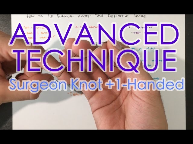 How to Tie Surgical Knots: One-Handed, Two-Handed Suture Tying, Instrument Ties [4/4]
