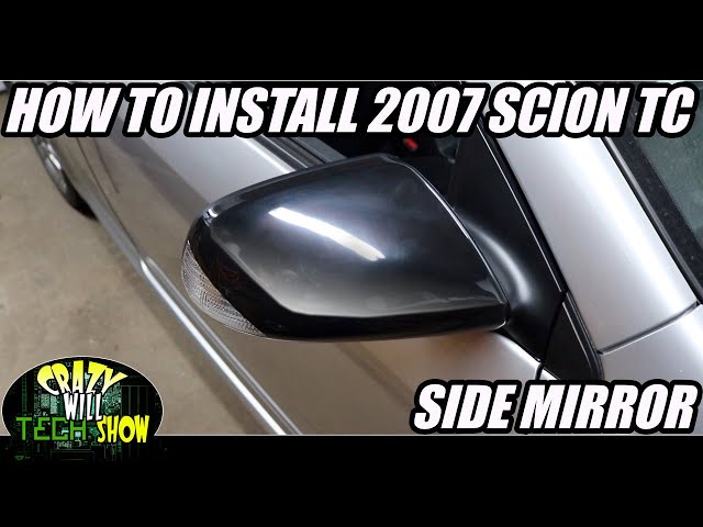 How to install 2007 scion tc side mirror