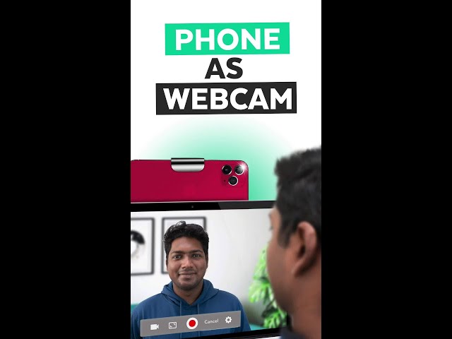 📱 How To Use Your Phone As Webcam🌐