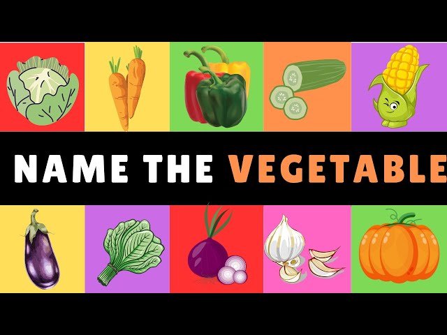 🥦🫚🍄GUESS THE VEGETABLE IN 5 sec| #English Vocabulary for toddlers #educationalvideos #kidsvideo
