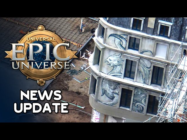 Universal Epic Universe News Mega Update — POTTER MURAL, COASTERS TESTING, & UNIVERSAL TEASES NEWS
