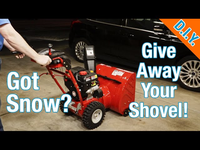 Troy Bilt 2410 Snow Blower: Setup and First Use - Great Budget Snowblower!