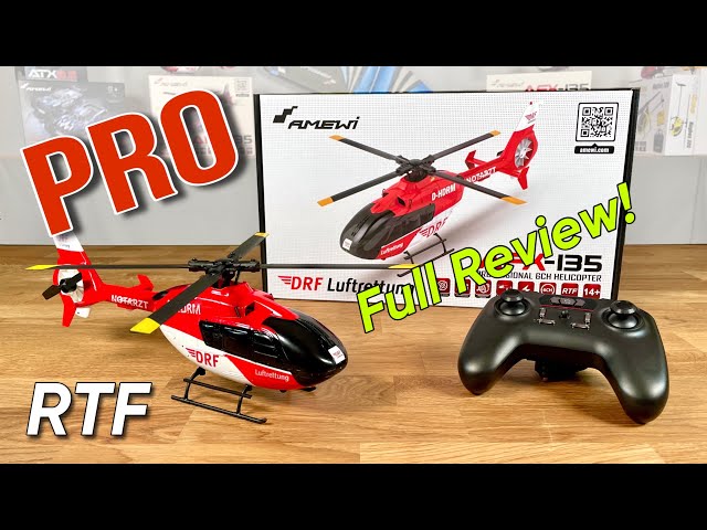 Amewi AFX135 Pro | brushless collective pitch beginner scale helicopter | with 3D function