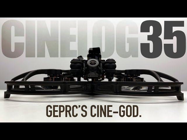 GepRc's CINE-GOD - GepRc Cinelog35 Analog Cinewhoop - REVIEW & FLIGHT 🛸