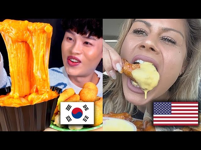 how different mukbangers eat around the WORLD