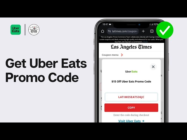How To Get Uber Eats Promo Code (2024 WORKING)