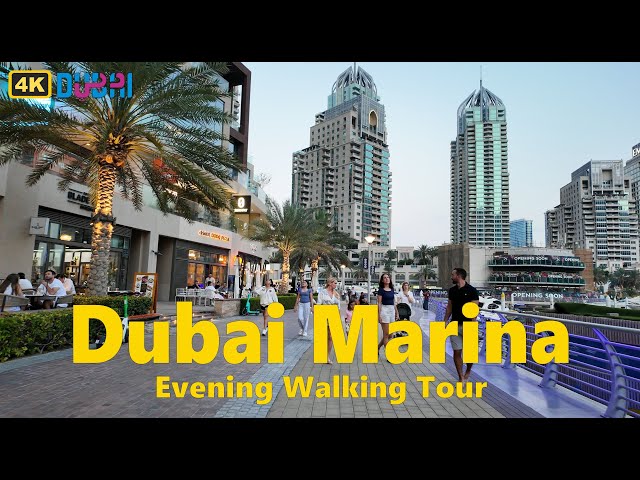 Dubai Marina Walk | Evening Walking Tour | 22 April 2024