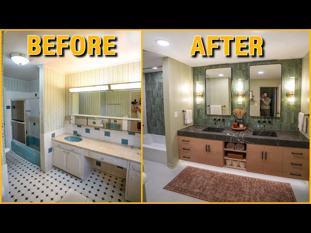 DIY Bathroom Remodel - Start to Finish Renovation and Design