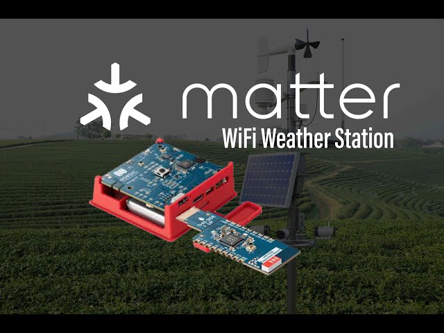 Weather station using Matter WiFi  with Nordic Thingy53