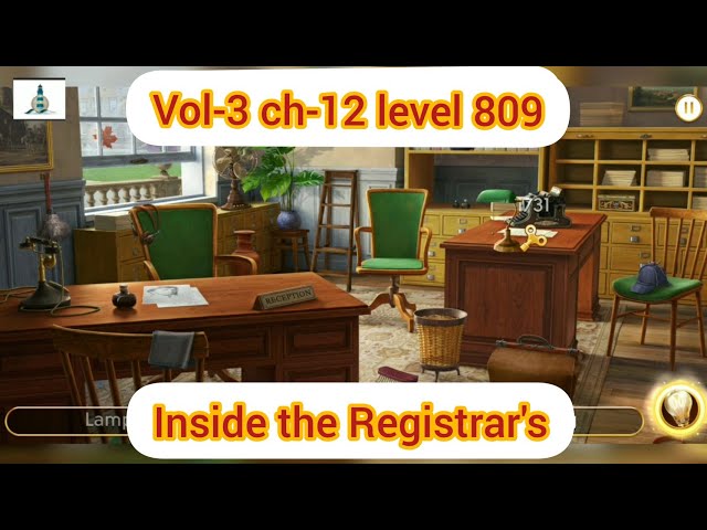 June's journey volume-3 chapter-12 level 809 Inside the Registrar's Office