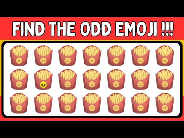 Find The Odd One Out Emoji Quiz